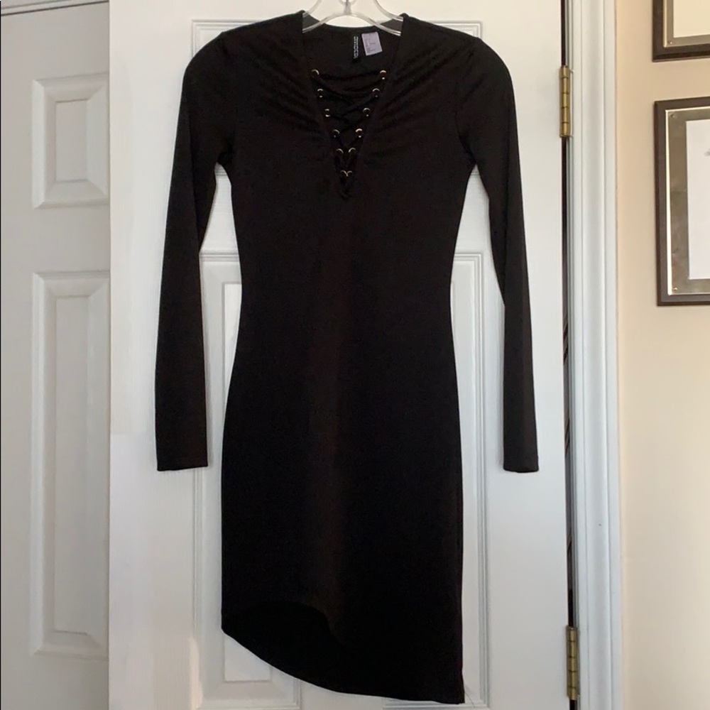 Black maxi dress